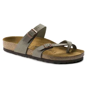 BIRKENSTOCK Mayari BirkiBuc Regular - Stone