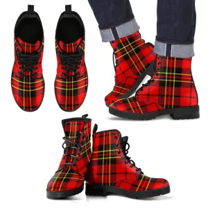 Brodie Modern Tartan Leather Boots
