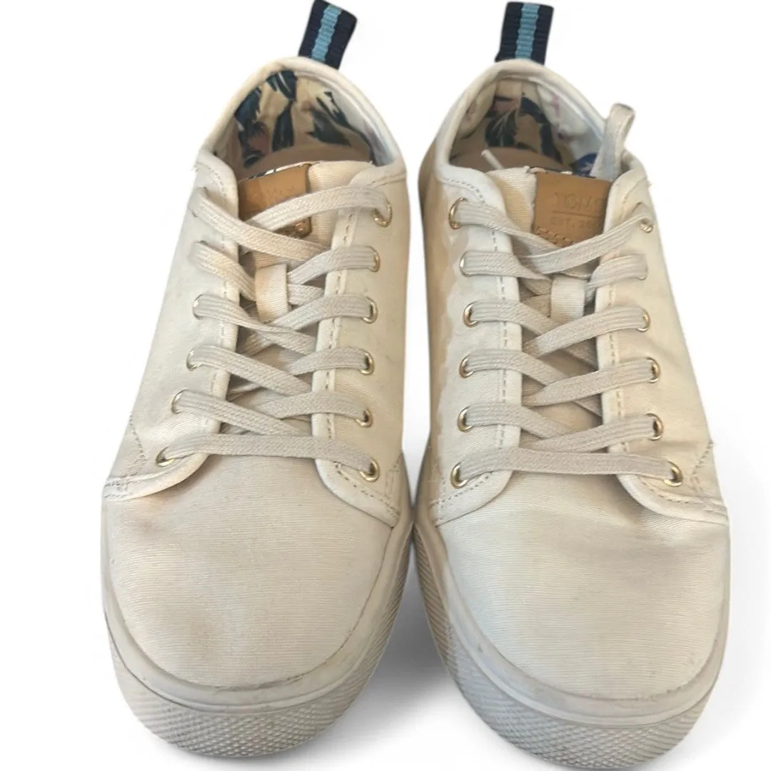 Canvas Sneakers with Striped Pull-Tab