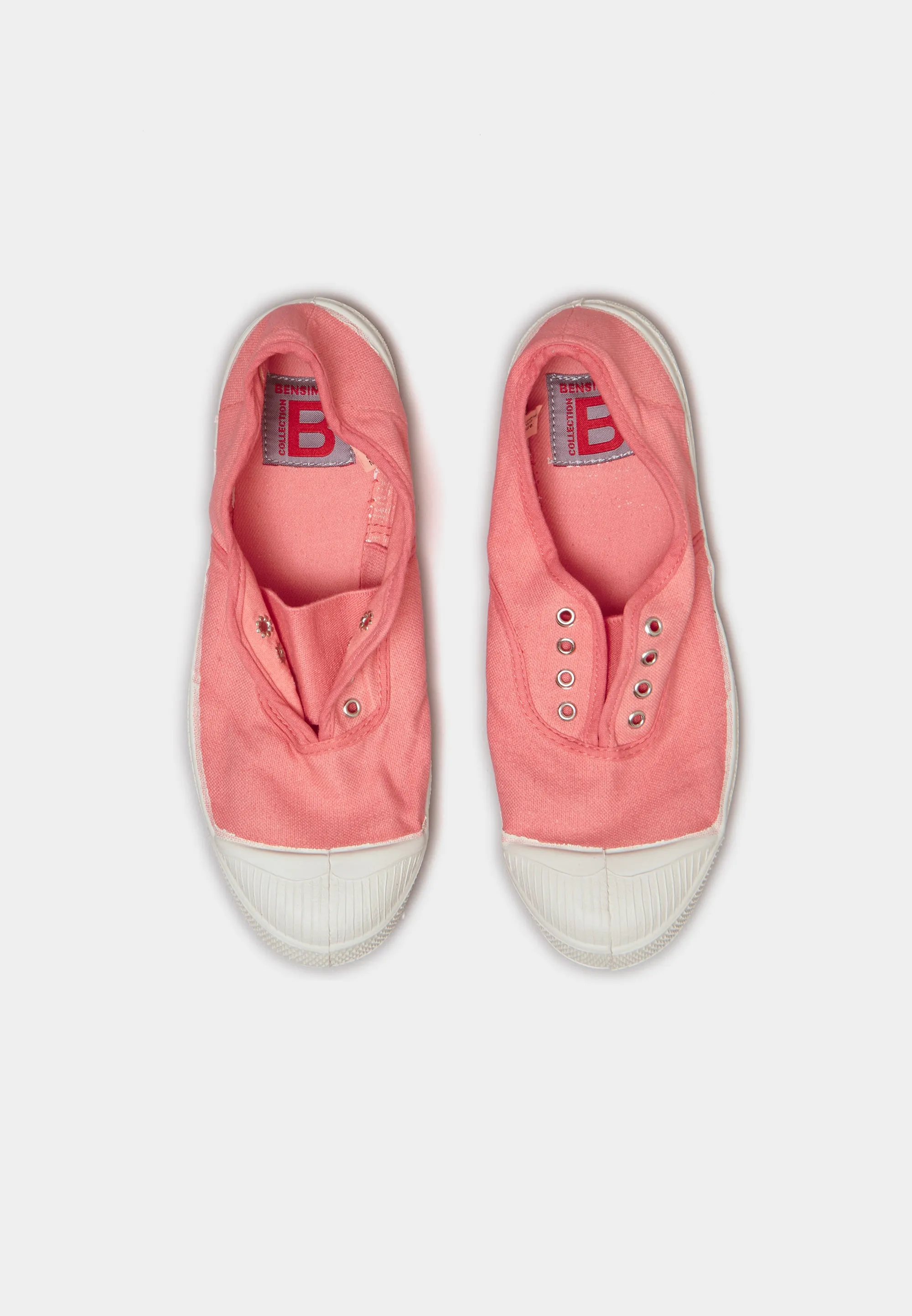 Elly Tennis Laceless Plimsoles Rose Pink