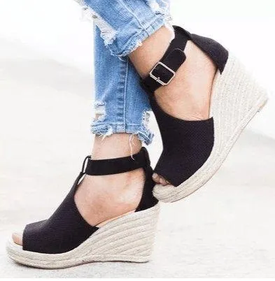 Espadrille Wedge Sandals