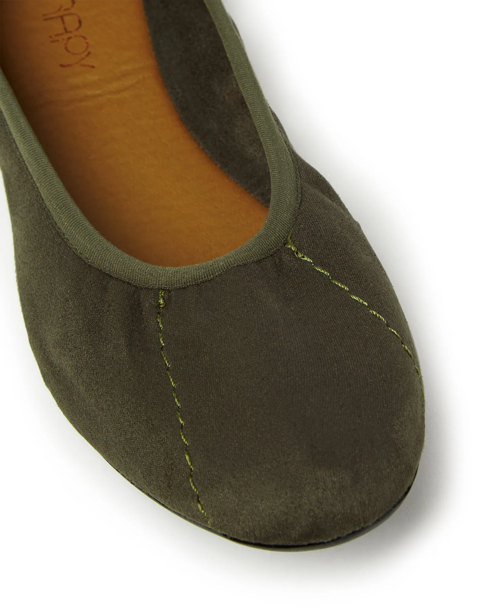 Jalna Ballet Flat Khaki
