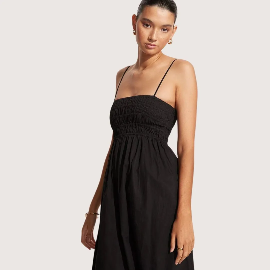 Marieka Midi Dress (Black)