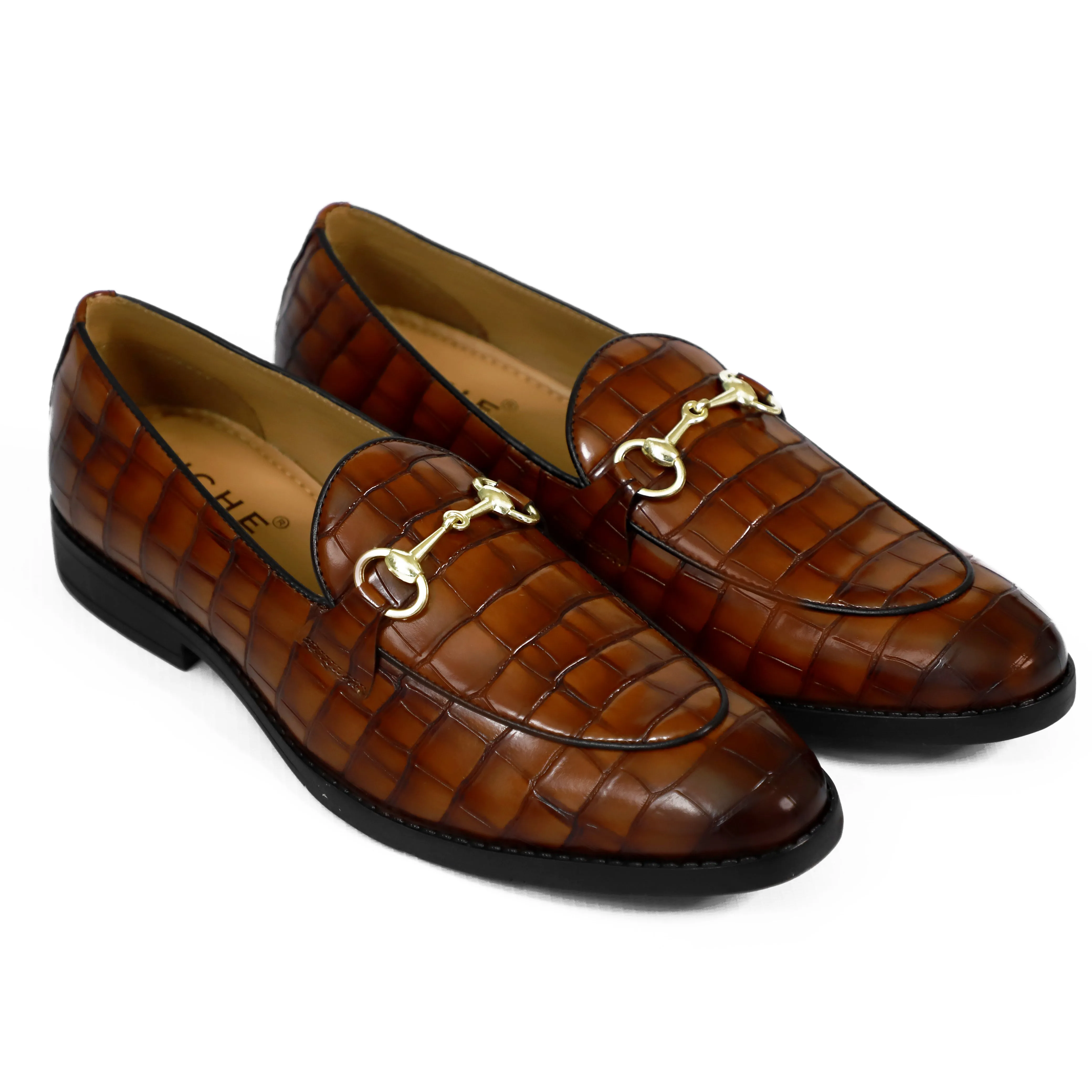 NICHE Cherry Croc Horsebit Loafers