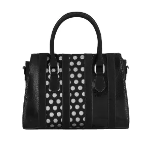 Panama Noir Black Shoulder Bag (Matches Peri Boots) by Ruby Shoo