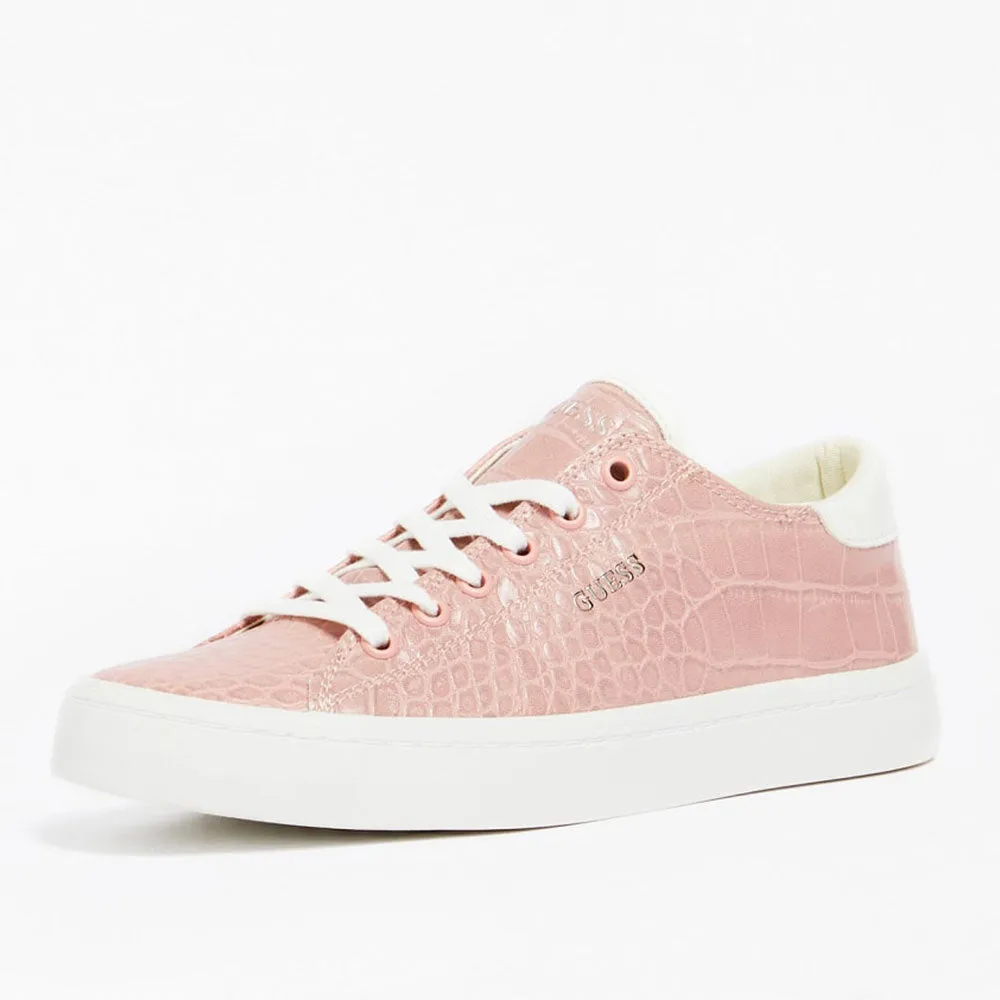 Sneakers Donna GUESS Colore Rosa Stampa Cocco Linea Ester